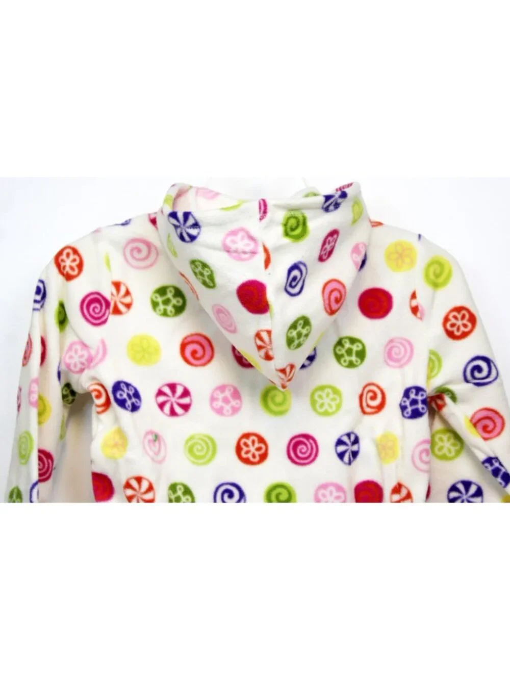2008 Gybmoree Candy Shoppe Shop Fleece Hoodie Zip up sz 9 Bonbon Sweet NEW Pocke